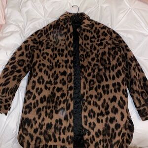 All Saints Sophie Leo Shirt Jacket US 4 UK 8